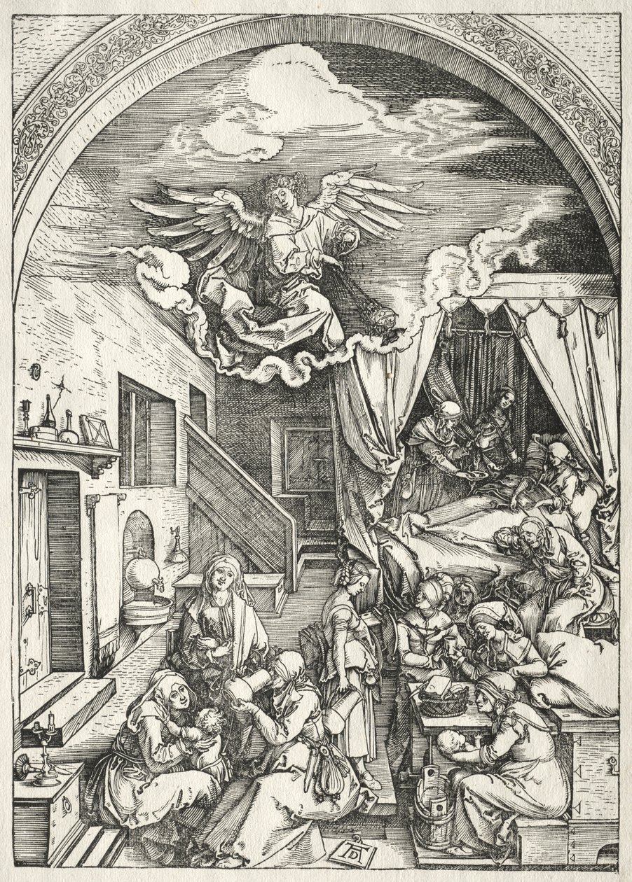 Neitsyen elämä: Neitsyen syntymä tekijältä Albrecht Dürer