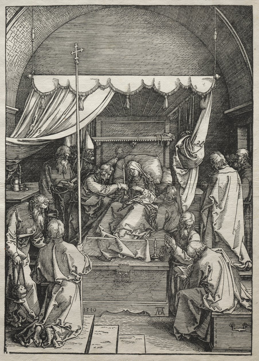 Neitsyen elämä: Neitsyen kuolema tekijältä Albrecht Dürer