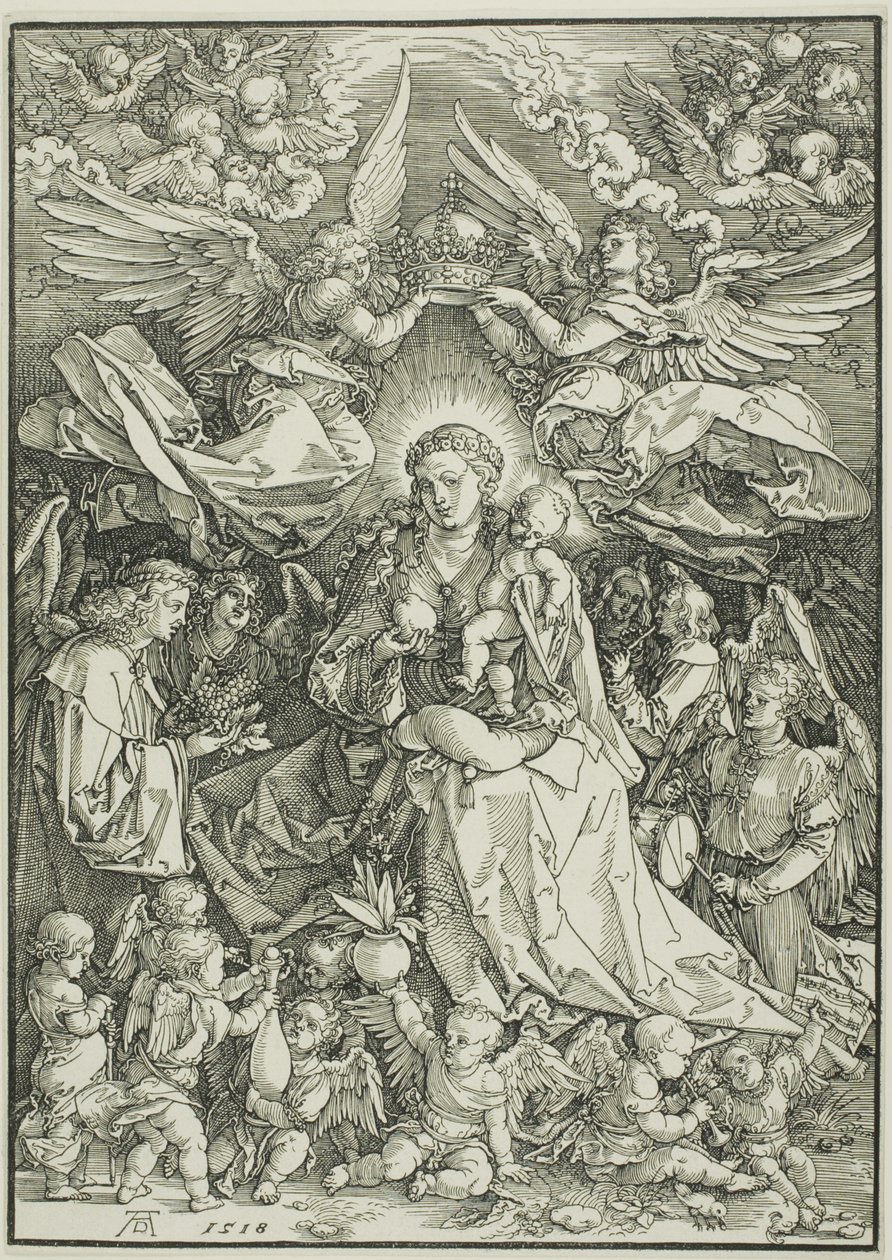 Madonna enkelien kuningatar tekijältä Albrecht Dürer