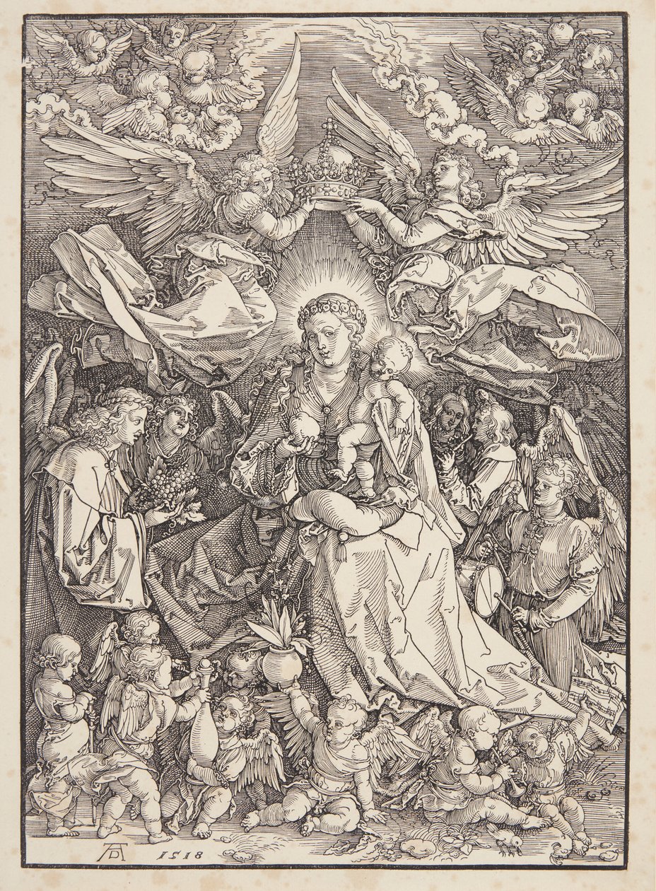 Madonna enkelien kuningatar tekijältä Albrecht Dürer