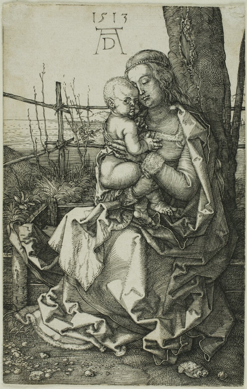 Madonna puun luona tekijältä Albrecht Dürer