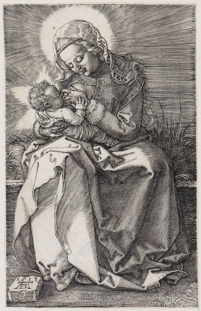 Imettävä Madonna tekijältä Albrecht Dürer