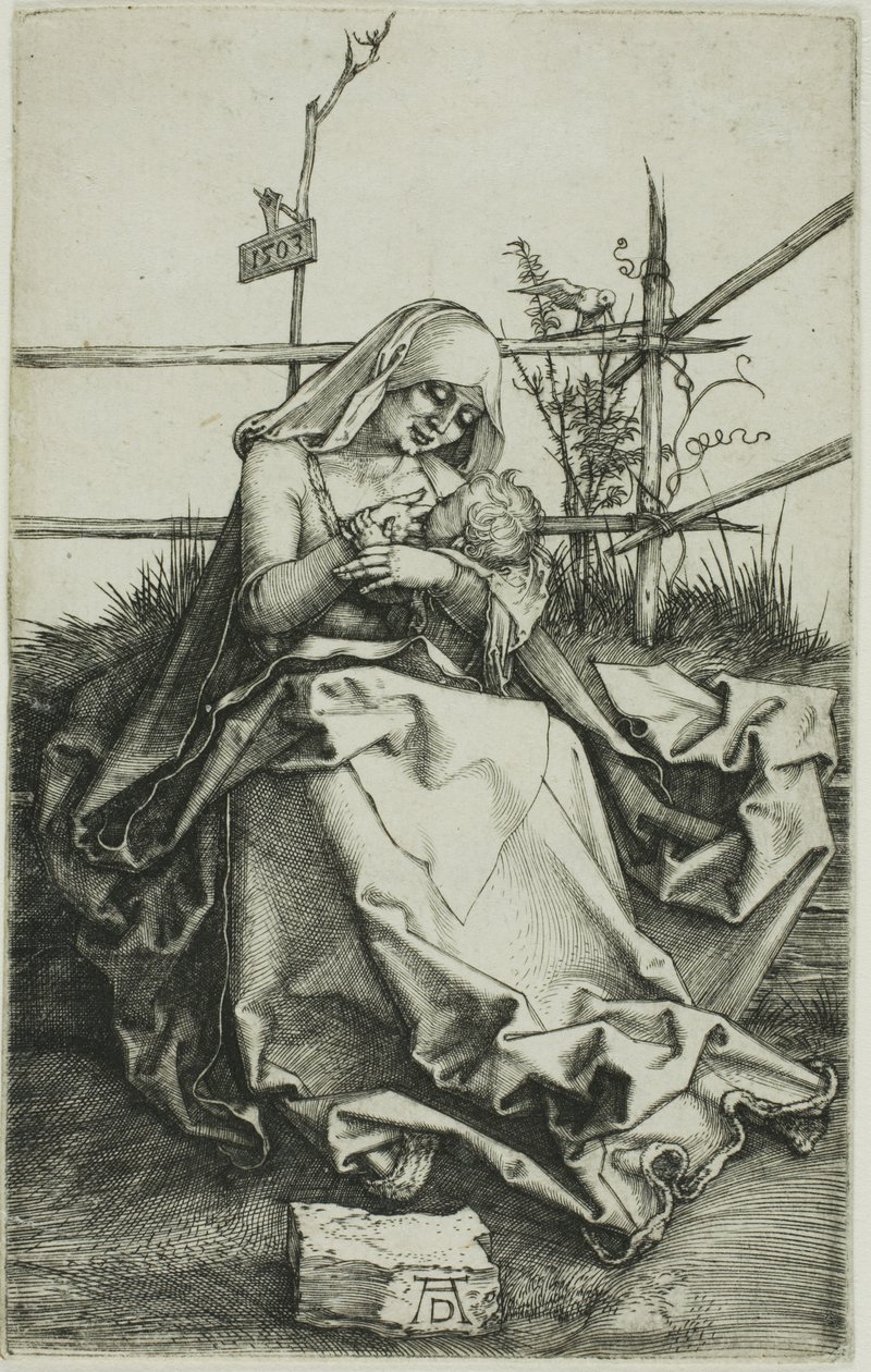 Madonna ruohorannalla tekijältä Albrecht Dürer