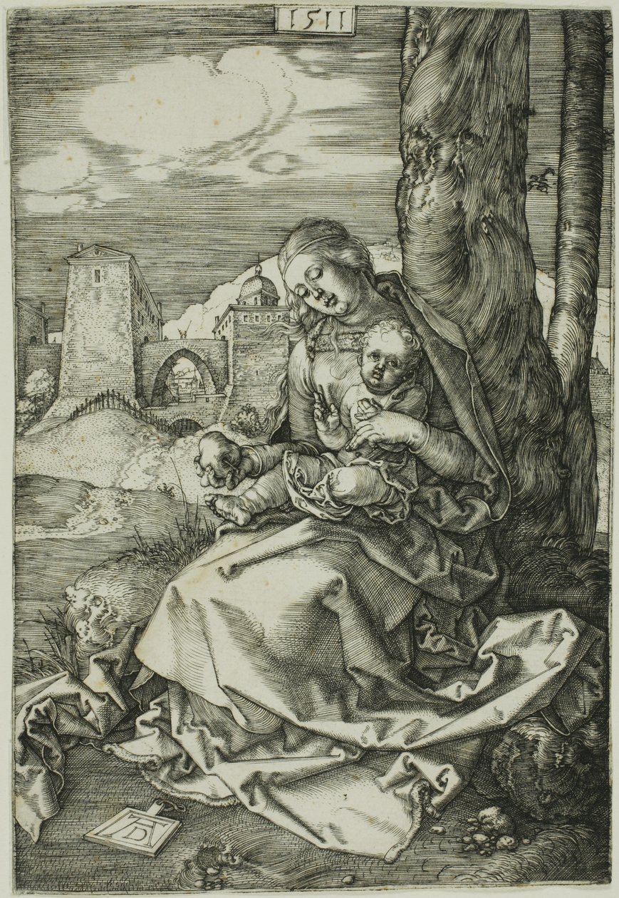 Madonna päärynän kanssa tekijältä Albrecht Dürer