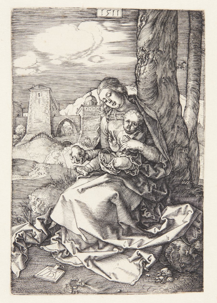 Madonna päärynän kanssa tekijältä Albrecht Dürer