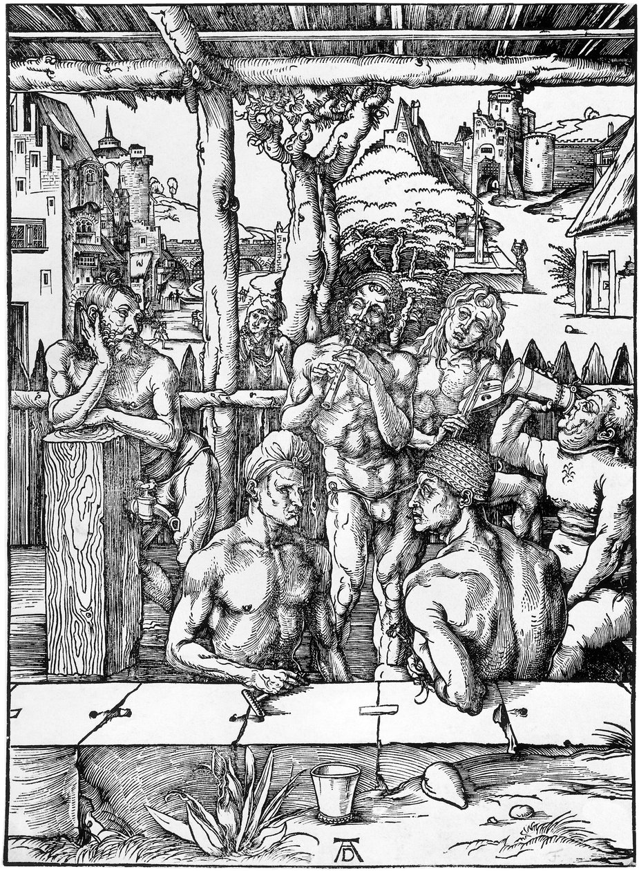 Miesten uima-allas tekijältä Albrecht Dürer