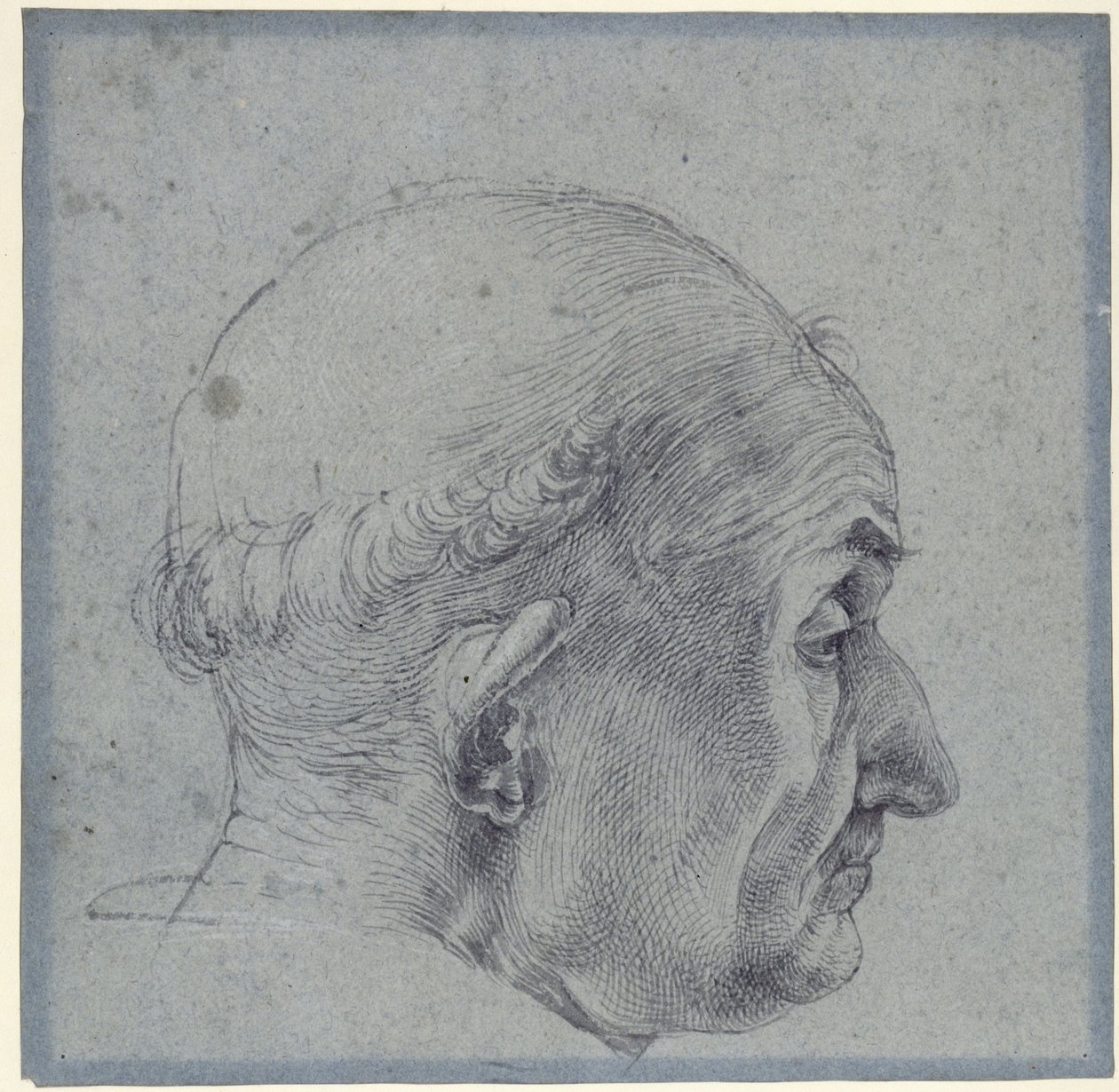 Miehen pää profiilista tekijältä Albrecht Dürer