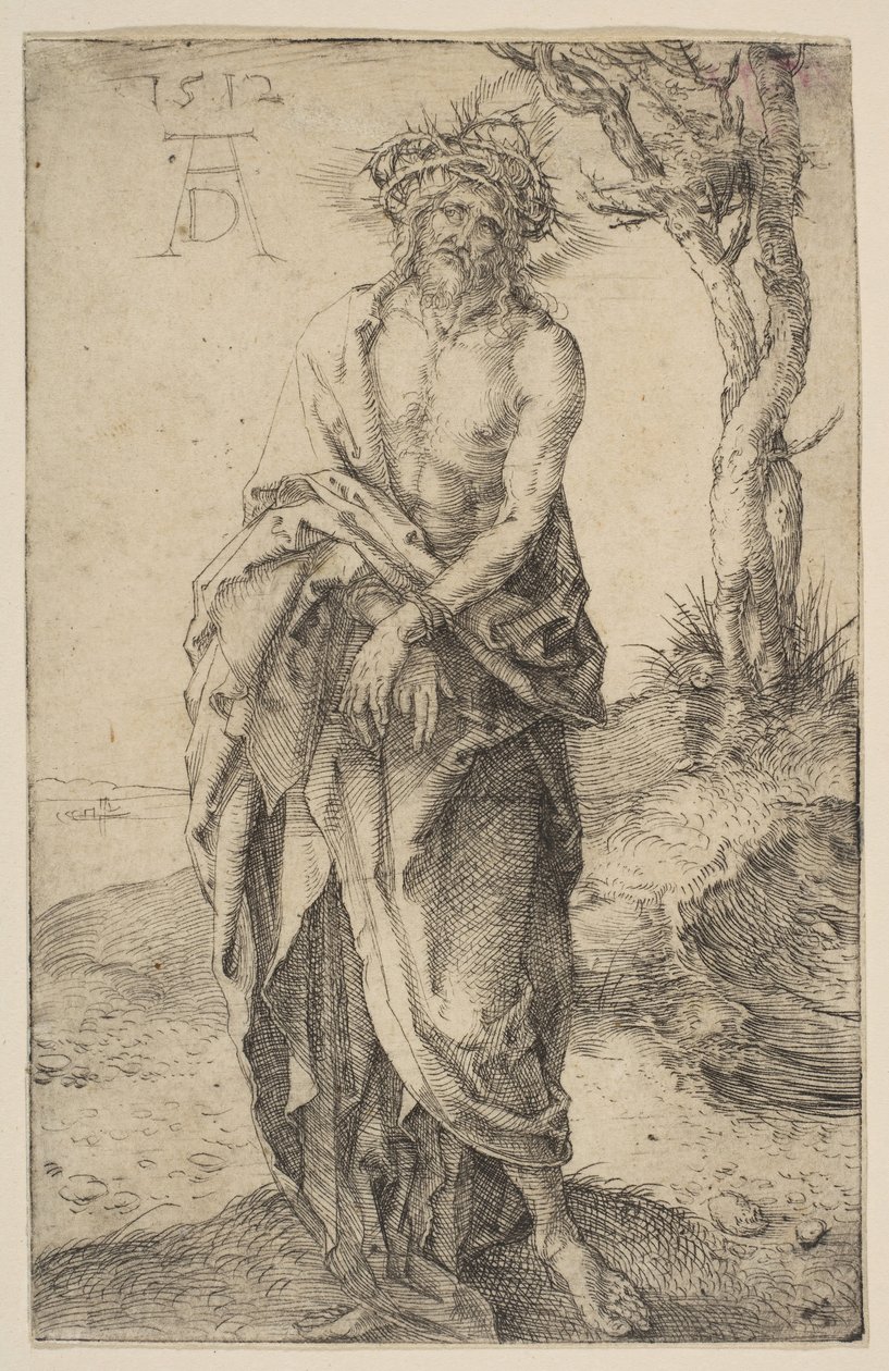 Surun mies, kädet sidottuna, 1512. tekijältä Albrecht Dürer