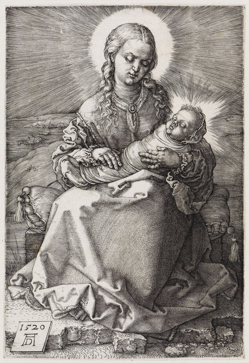 Maria ja vauva sylissä tekijältä Albrecht Dürer