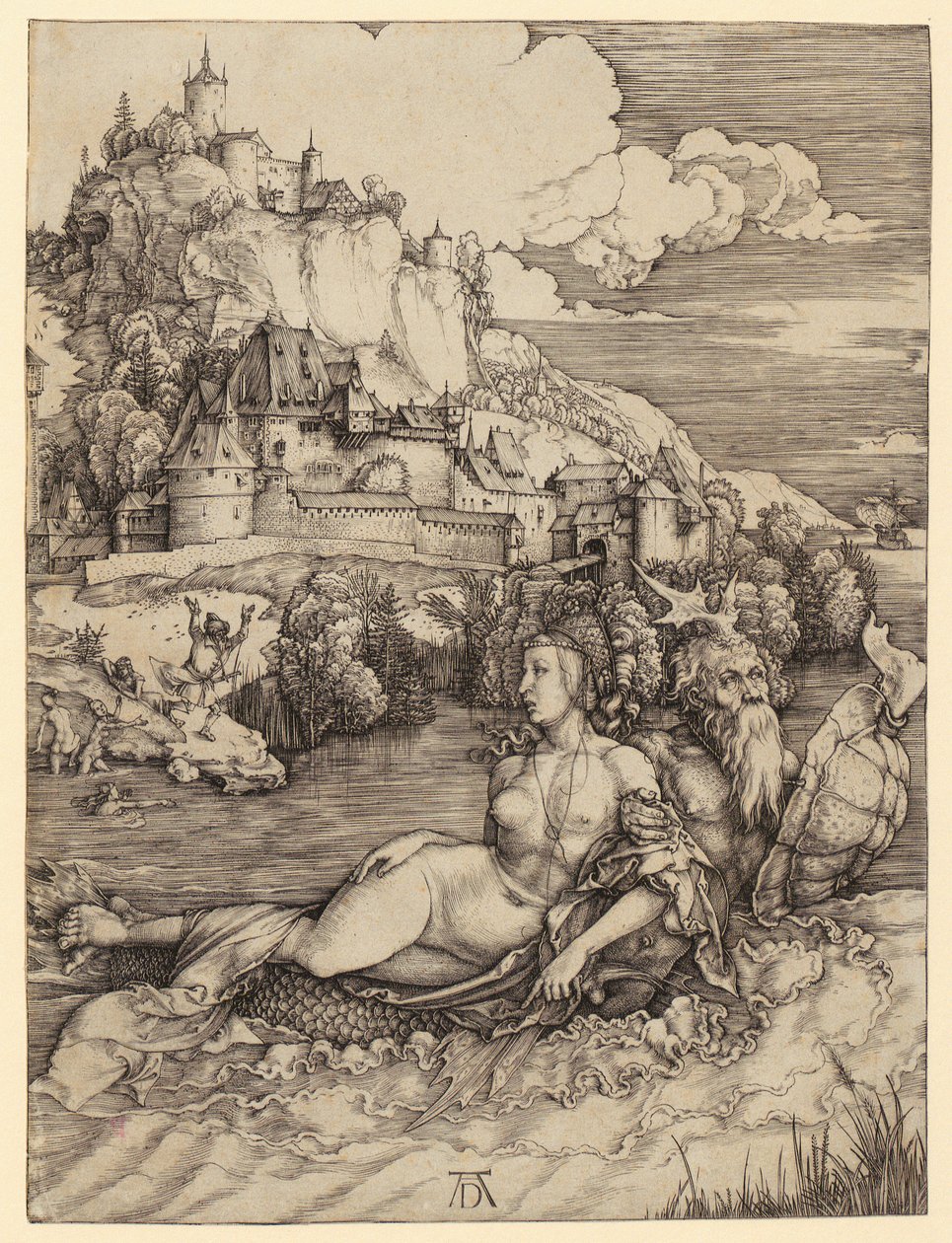 Maria ja merikissa tekijältä Albrecht Dürer