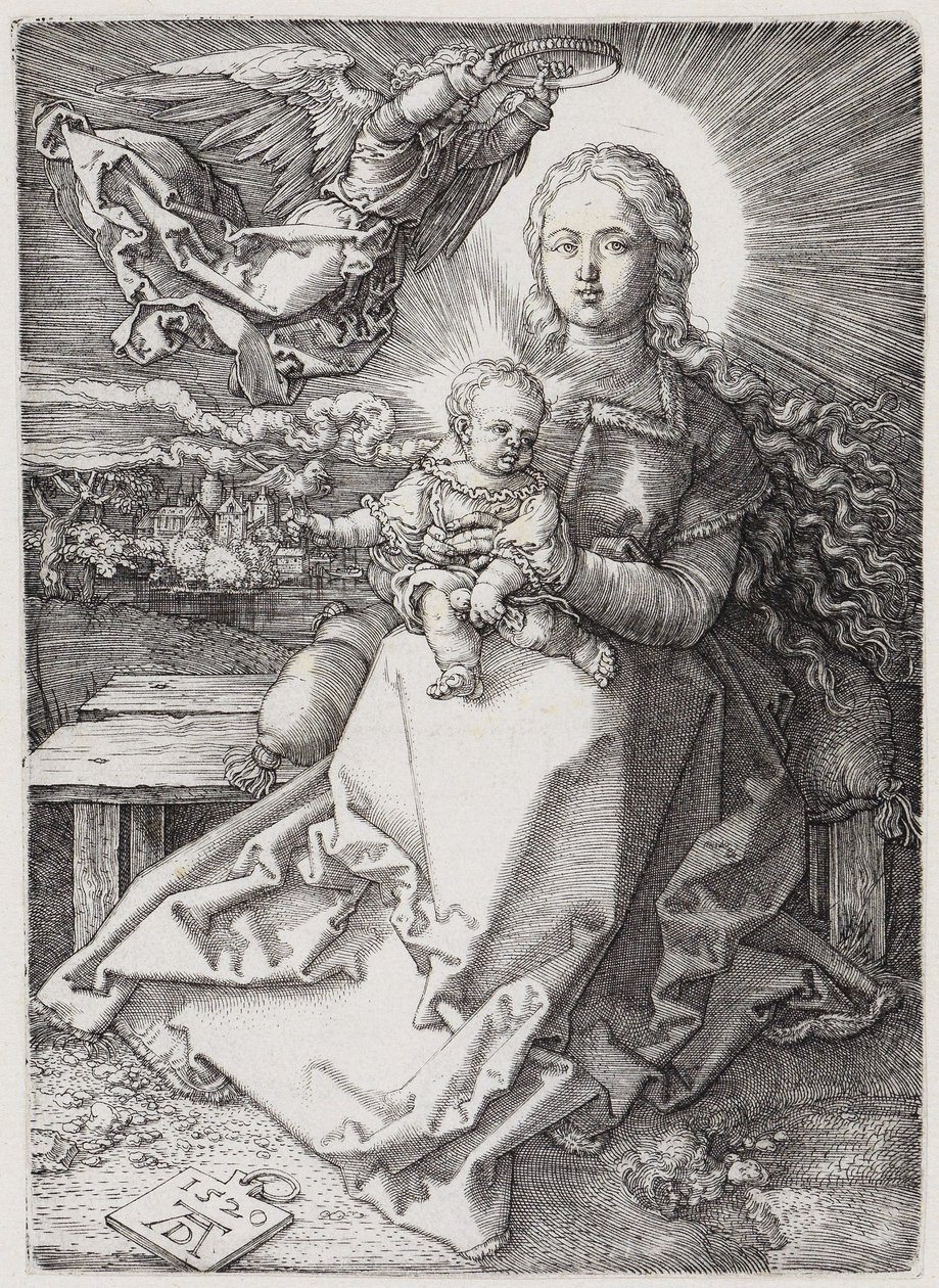 Enkelin kruunaama Maria tekijältä Albrecht Dürer