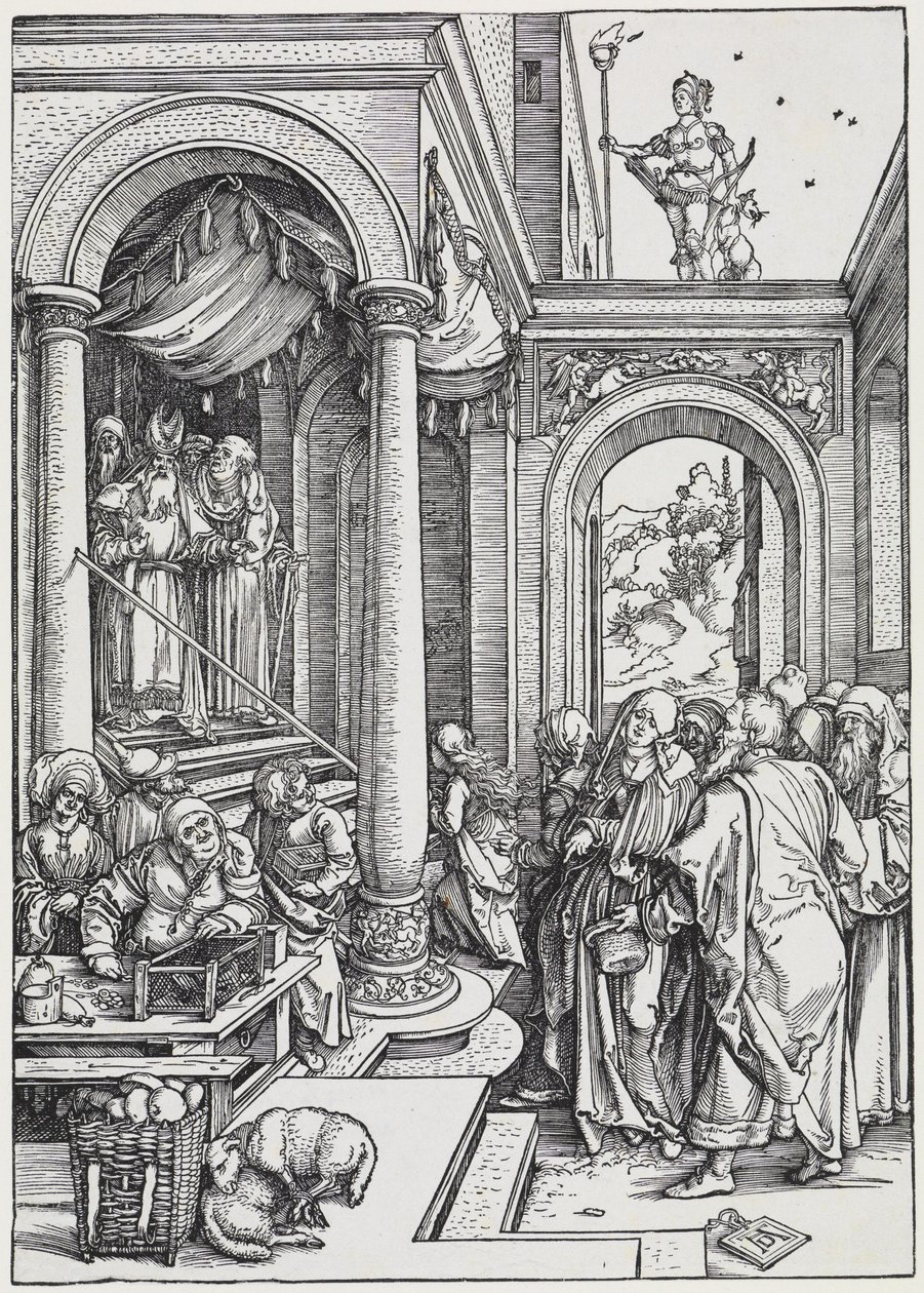 Neitsyt Marian temppelimatka tekijältä Albrecht Dürer