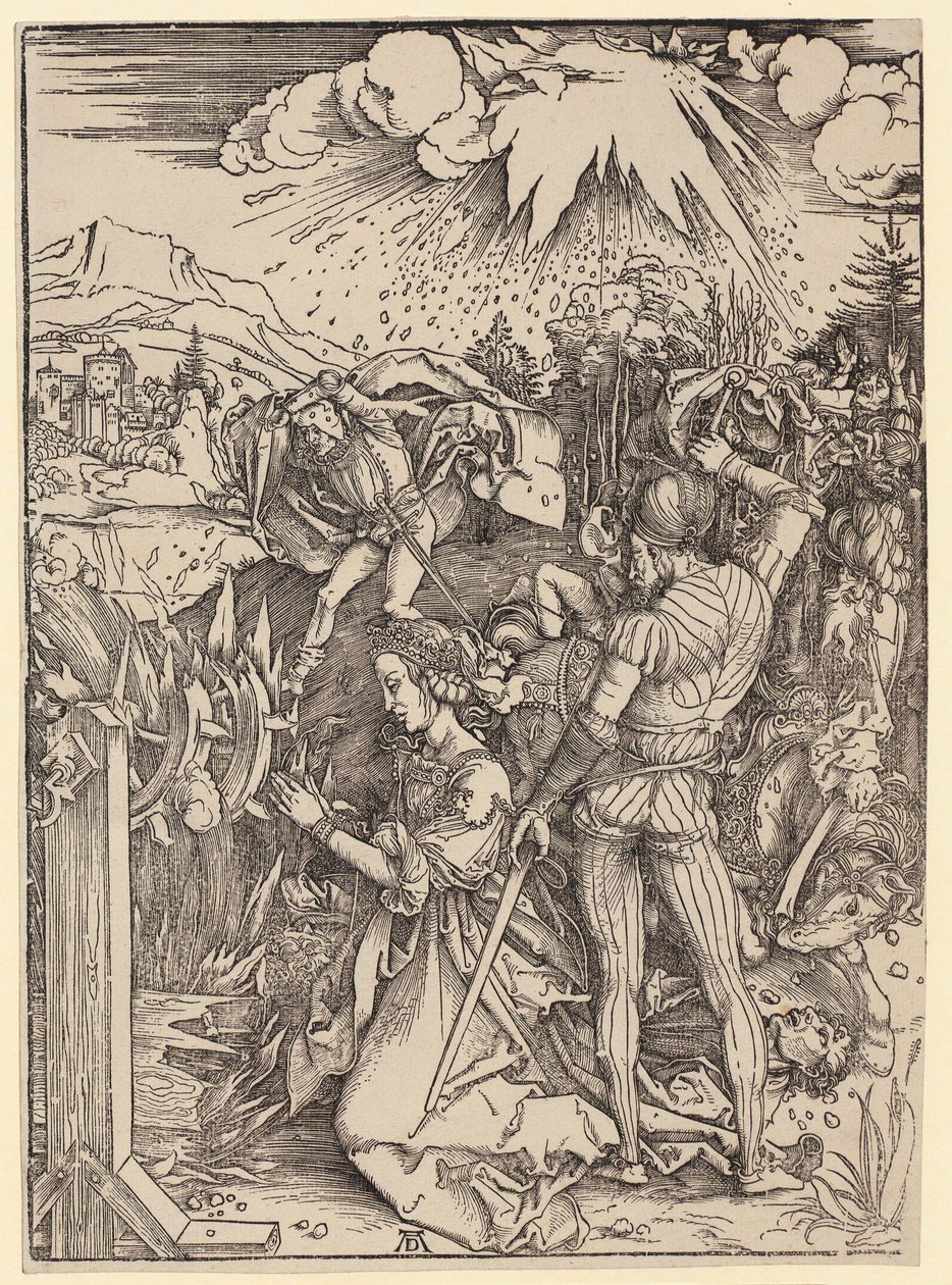 Pyhän Katariinan marttyyri tekijältä Albrecht Dürer
