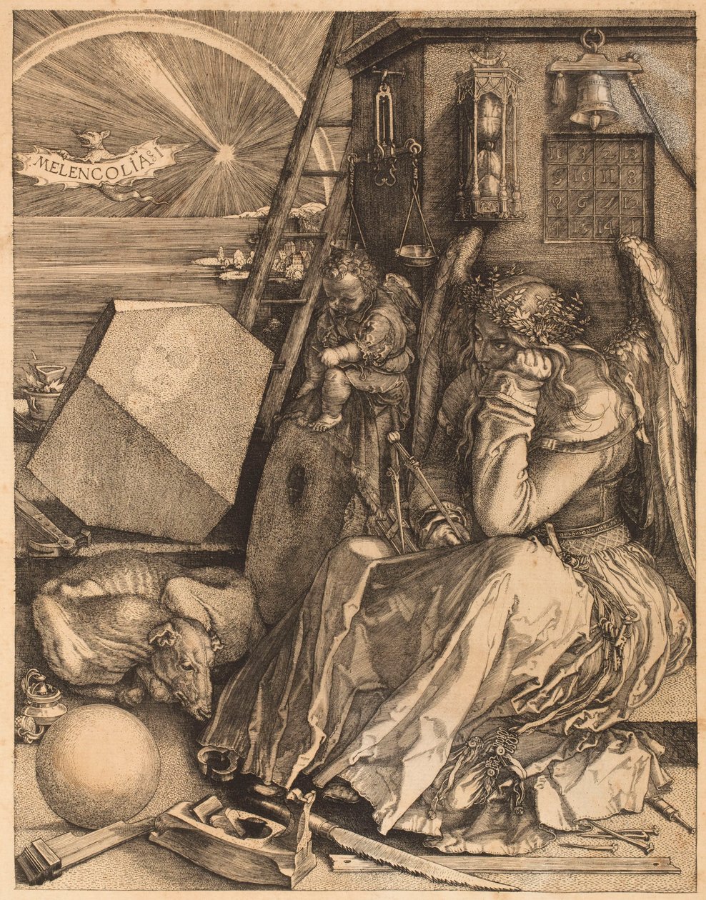 Melankolia tekijältä Albrecht Dürer
