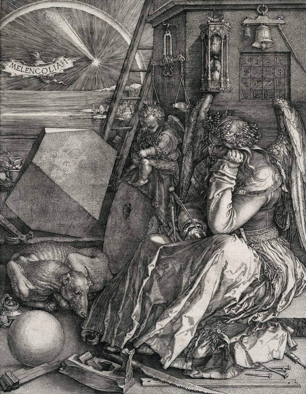 Melankolia I tekijältä Albrecht Dürer