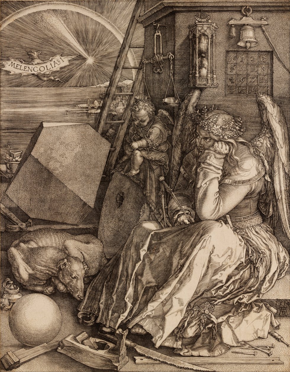 Melencolia I tekijältä Albrecht Dürer