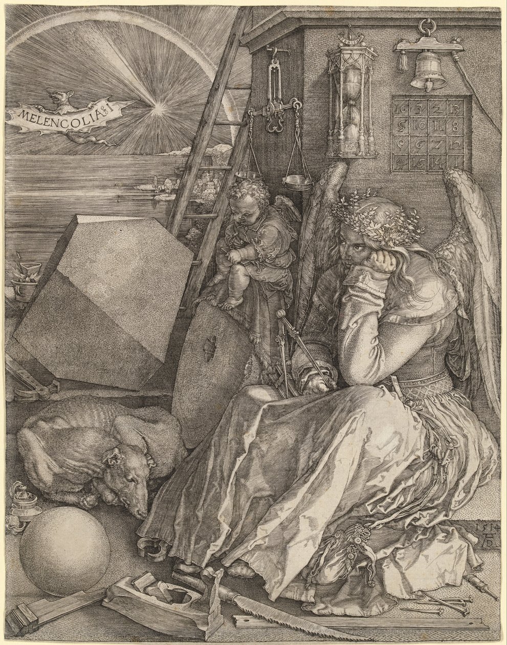 Melencolia I tekijältä Albrecht Dürer