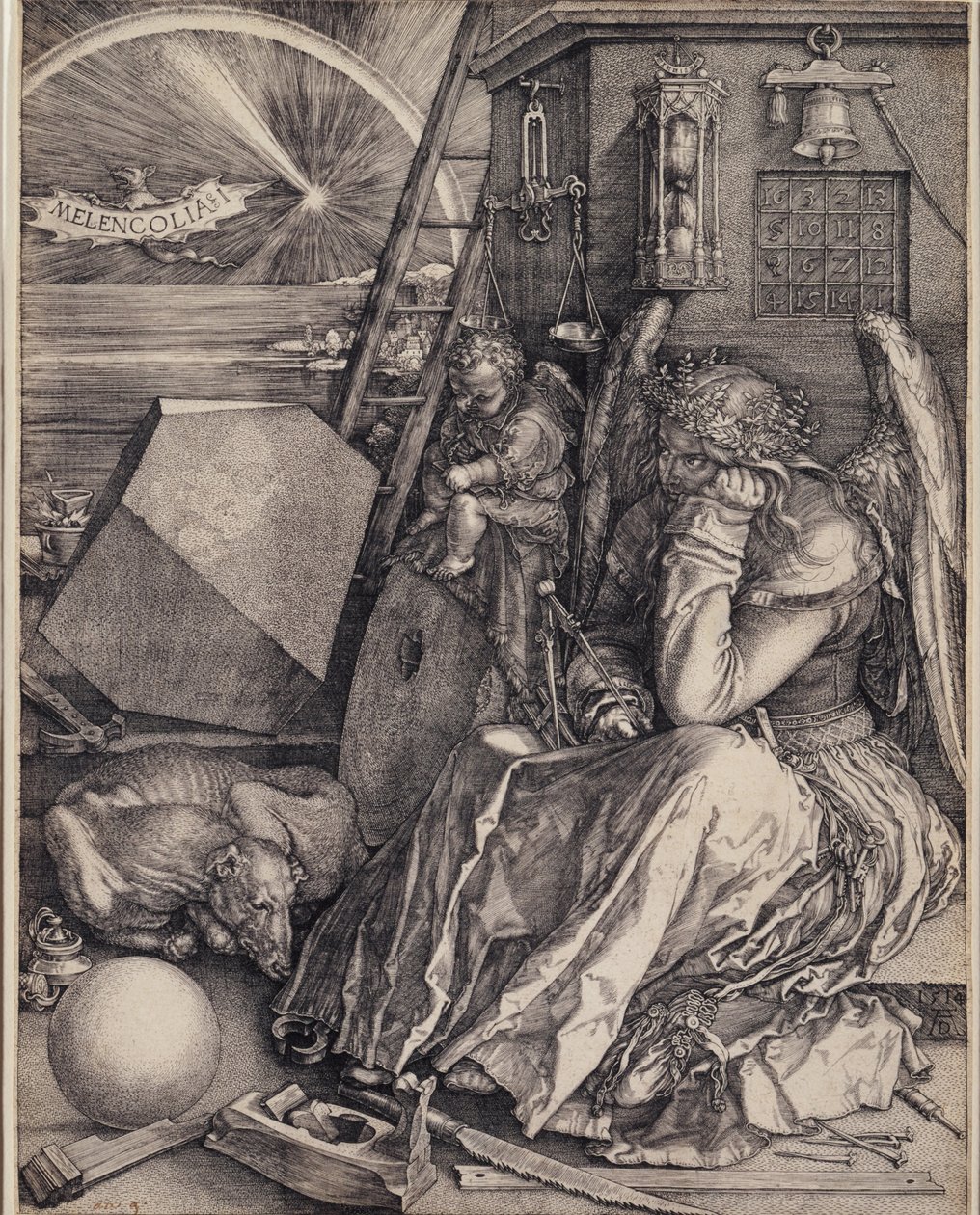 Melencolia I tekijältä Albrecht Dürer