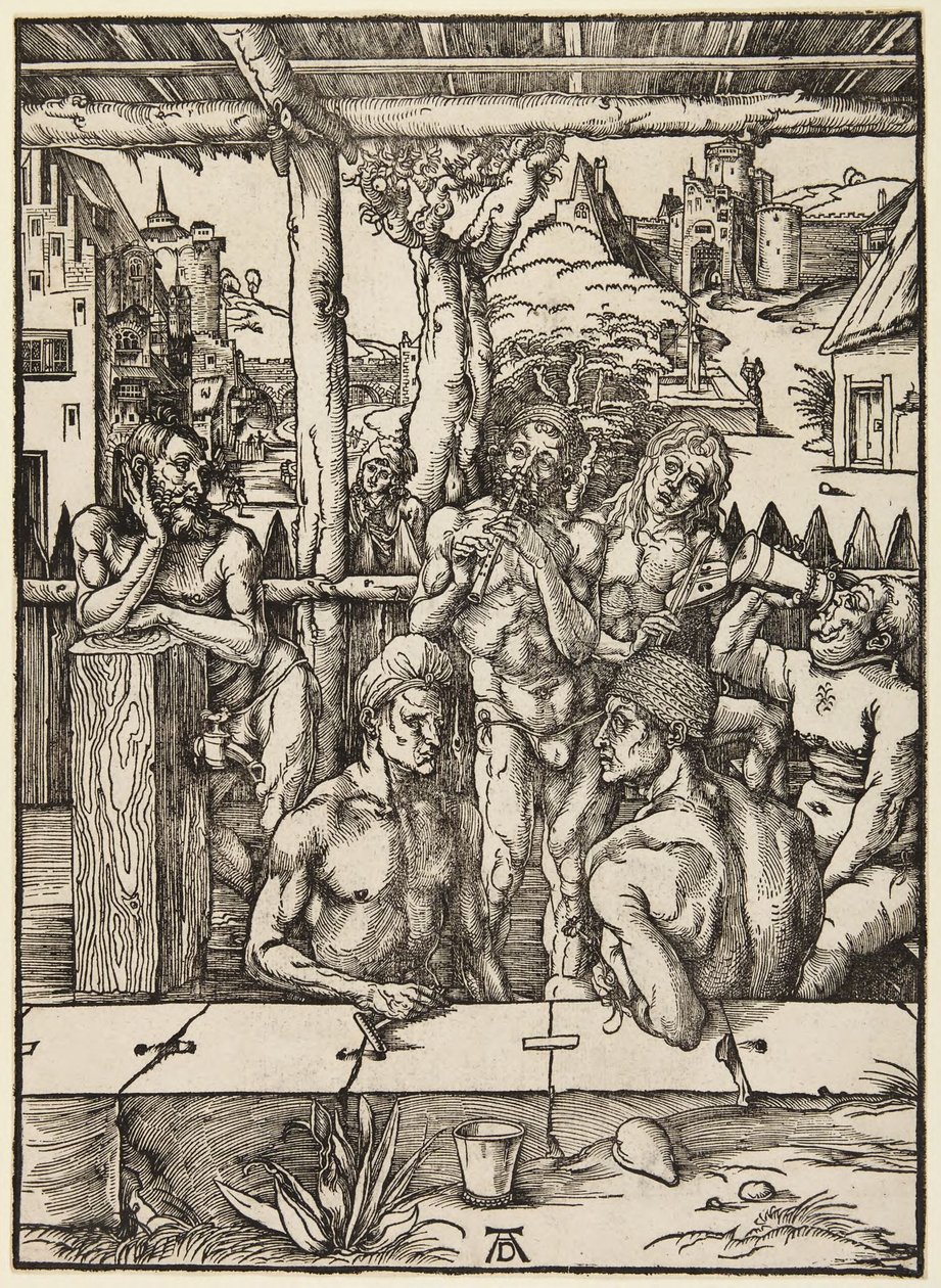 Miesten kylpylä tekijältä Albrecht Dürer