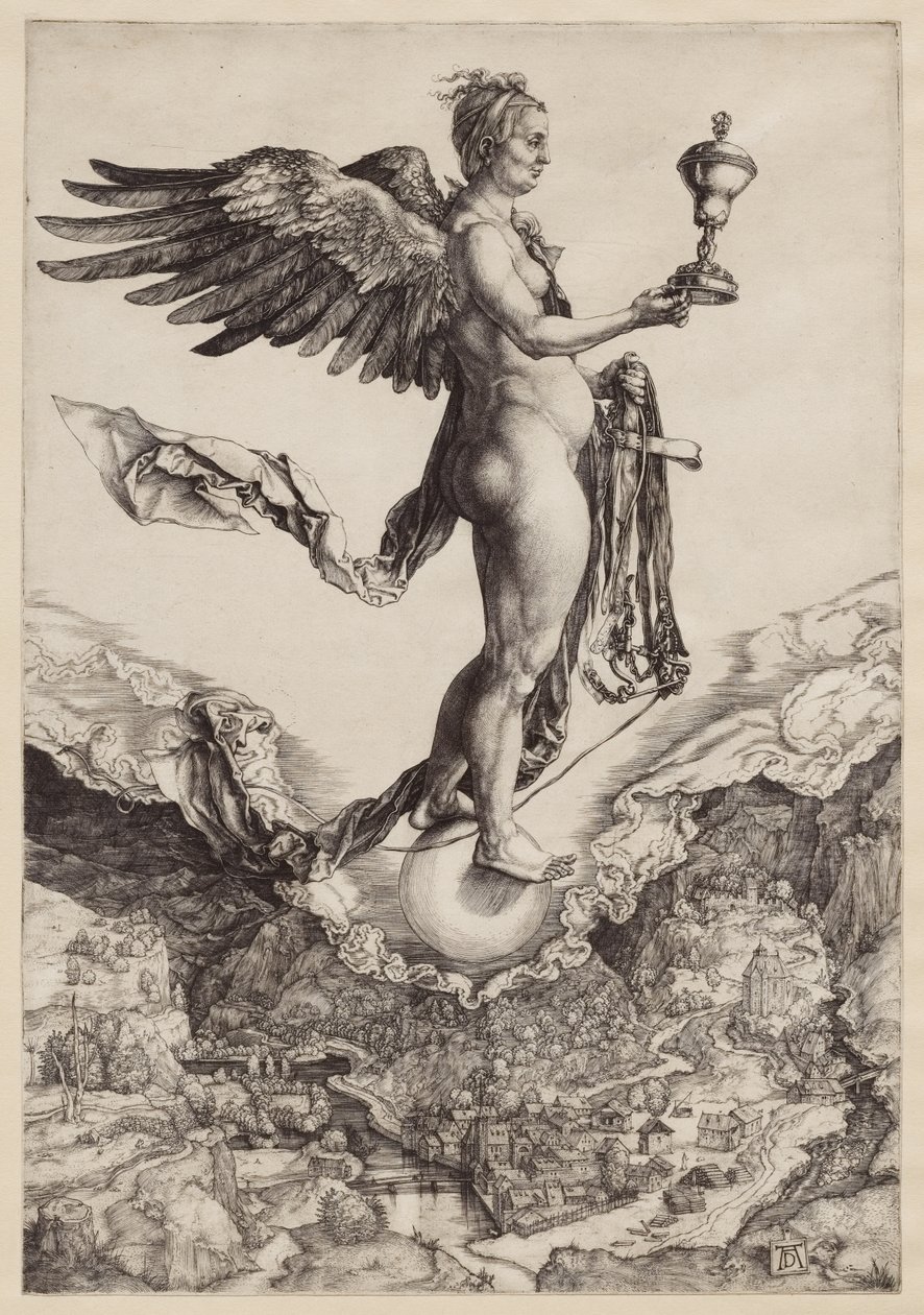 Nemesis (Suuri onni) tekijältä Albrecht Dürer