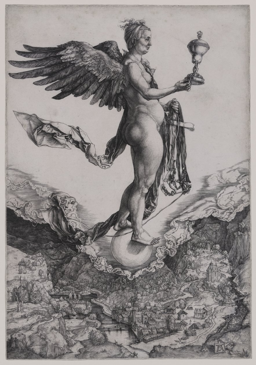 Nemesis (Suuri onni) tekijältä Albrecht Dürer