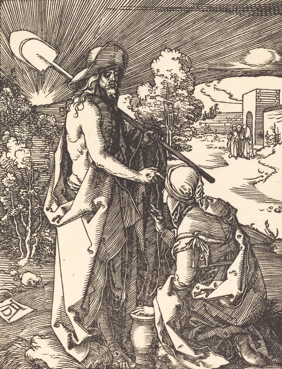 Noli Me Tangere, luultavasti n. 15091510. tekijältä Albrecht Dürer
