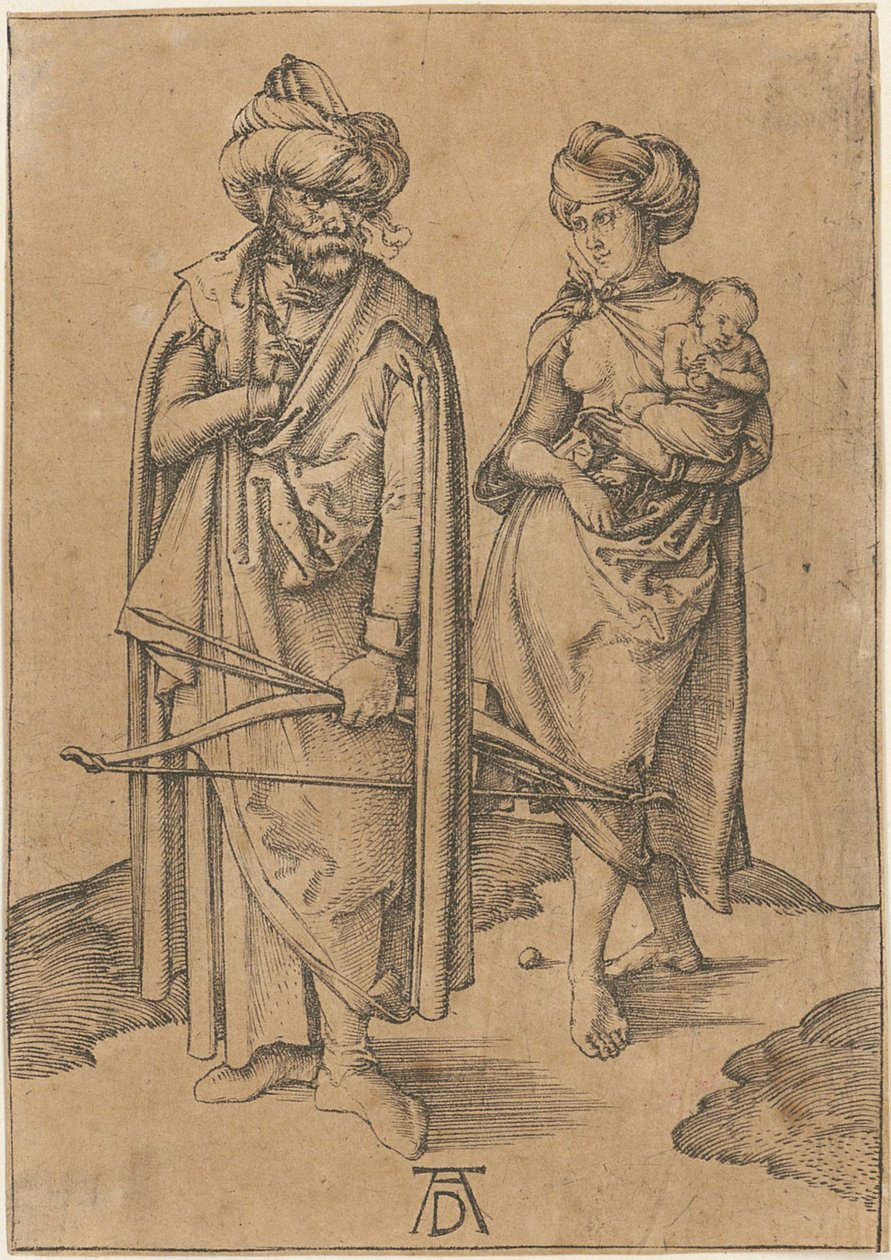 Itämaalainen ja hänen vaimonsa tekijältä Albrecht Dürer