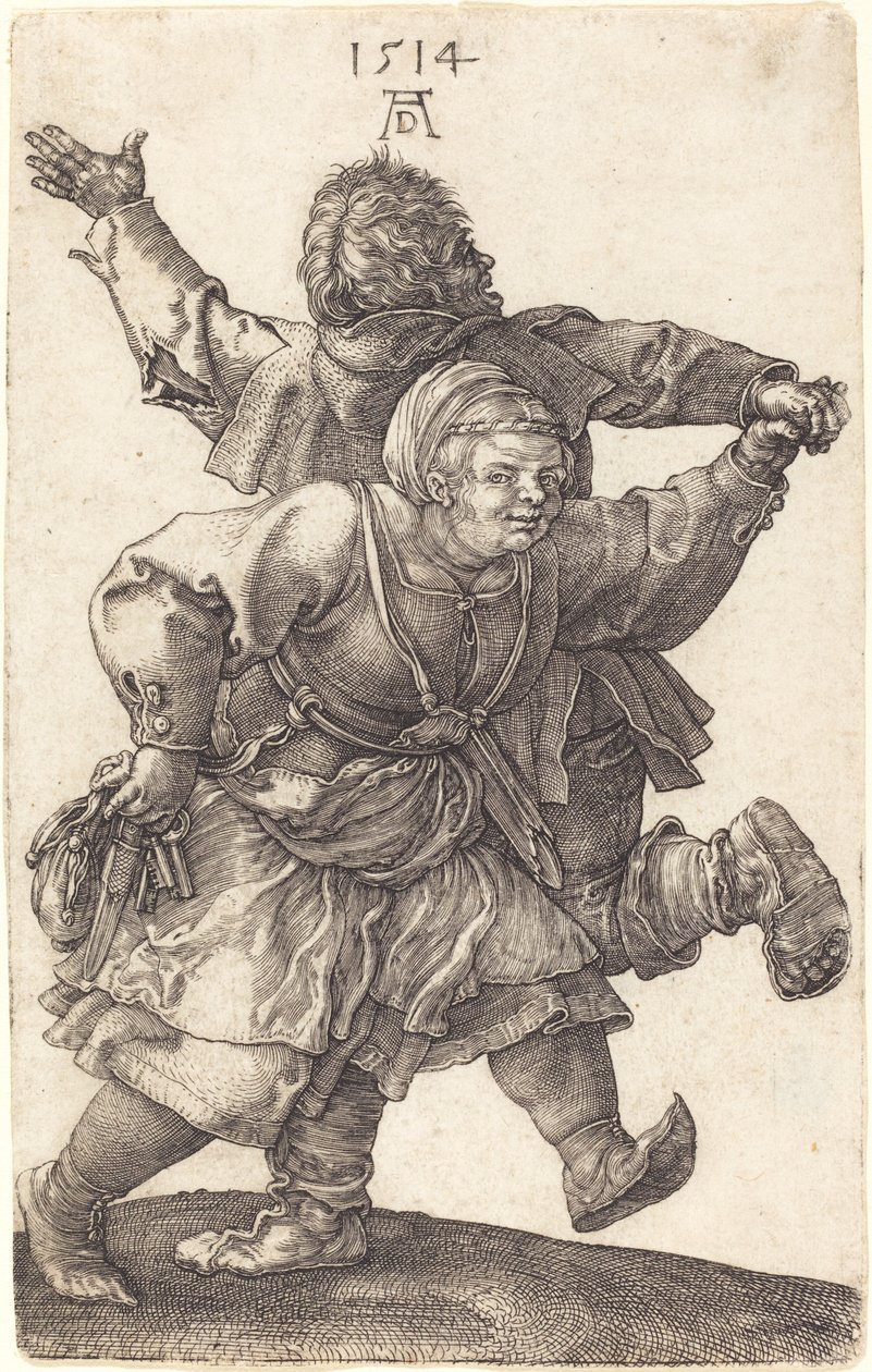 Talonpoikapari tanssii tekijältä Albrecht Dürer