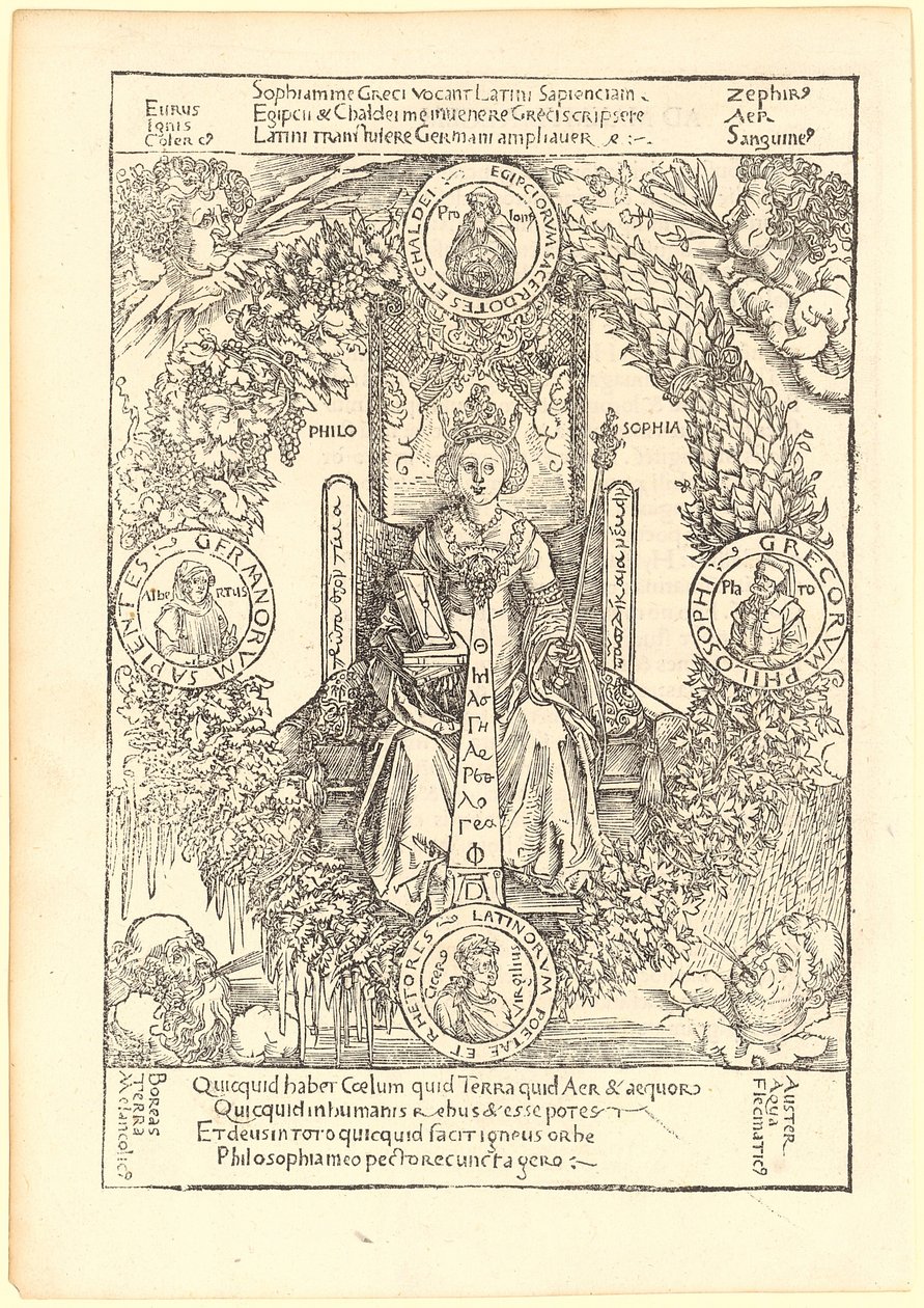 Filosofia (Philosophia) tekijältä Albrecht Dürer
