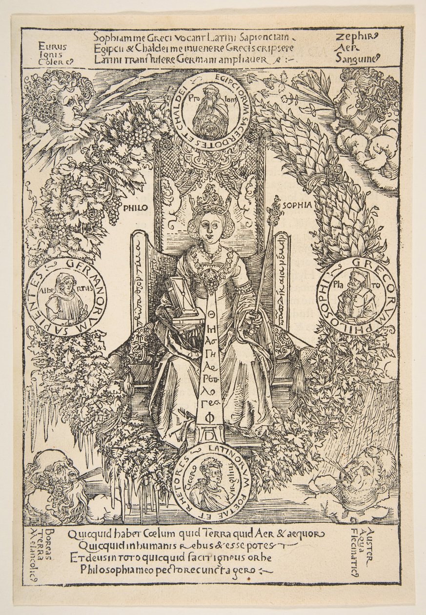 Filosofia.n.d. tekijältä Albrecht Dürer