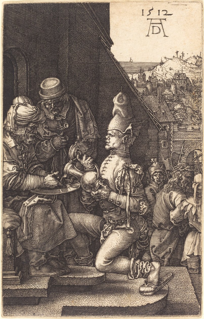 Pilatus pesee kätensä tekijältä Albrecht Dürer