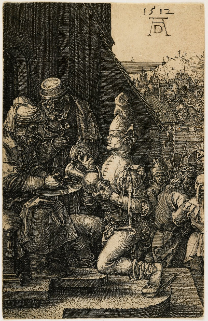 Pilatus pesee kätensä tekijältä Albrecht Dürer
