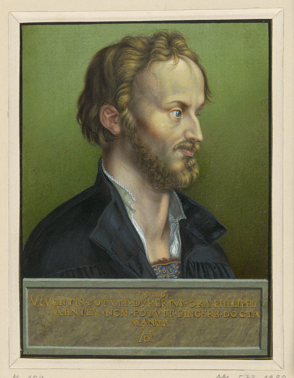 Philipp Melanchthonin muotokuva tekijältä Albrecht Dürer