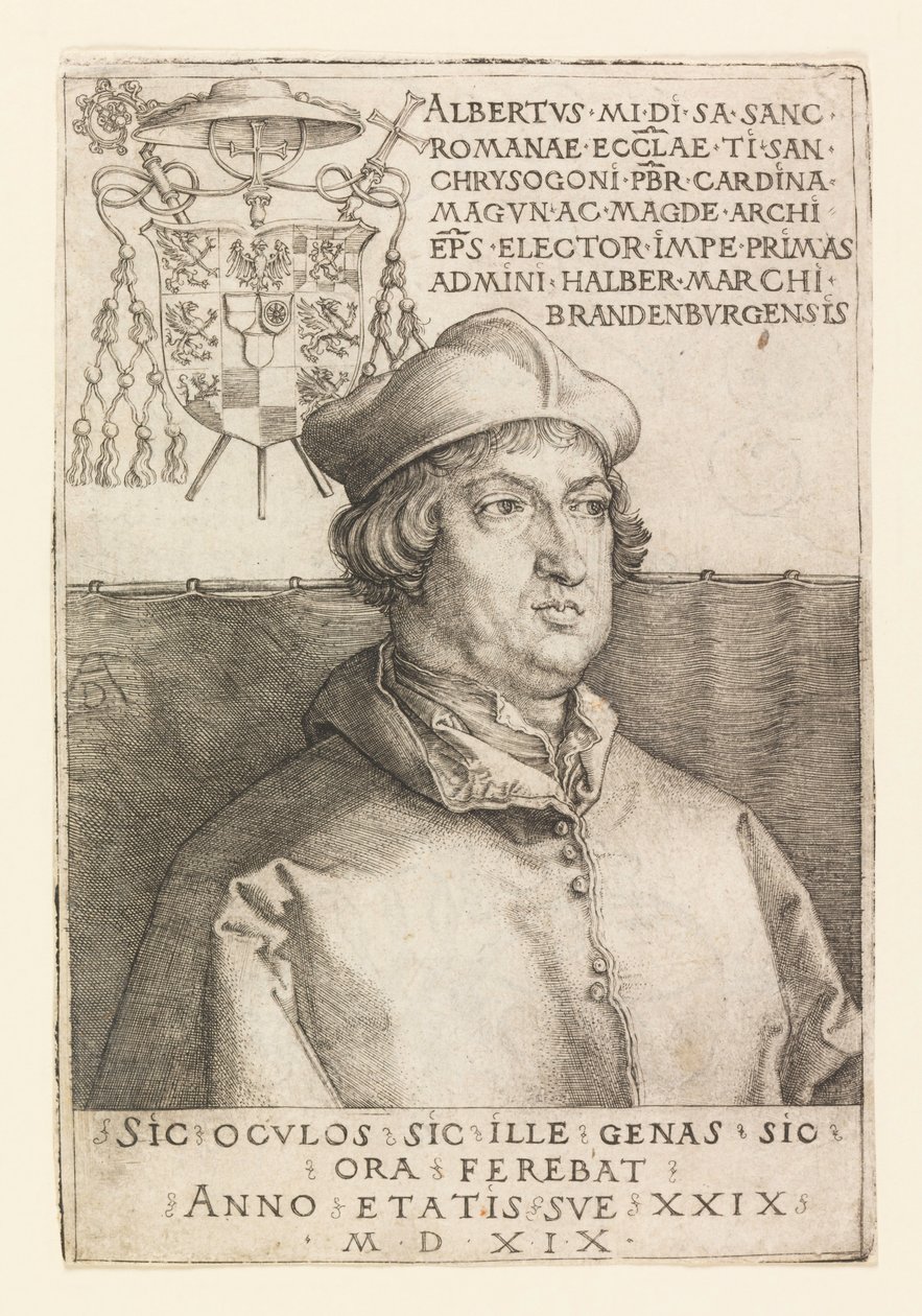 Muotokuva Albert Mainzista tekijältä Albrecht Dürer