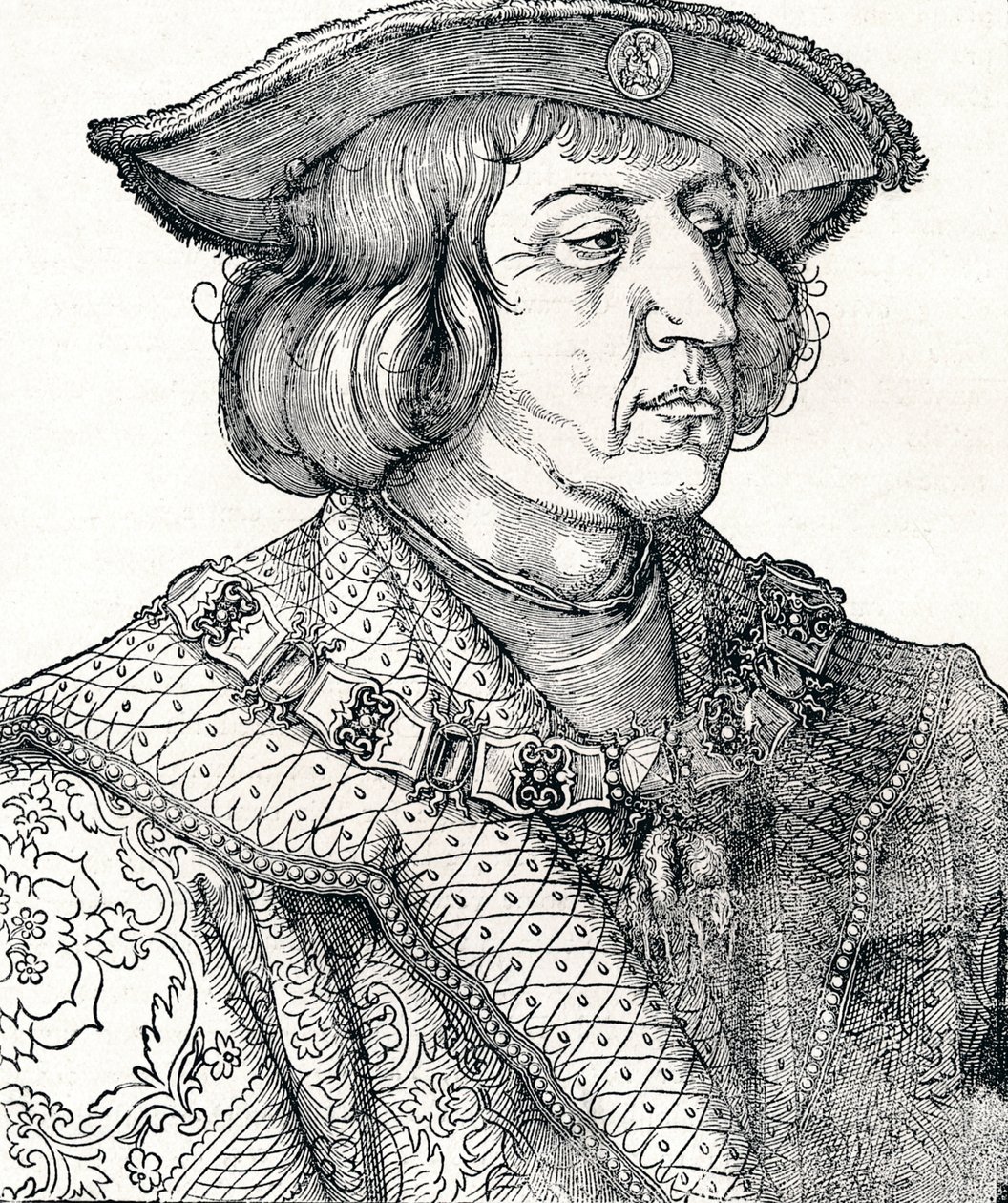 Keisari Maximilian I:n muotokuva, 1511, 1906 tekijältä Albrecht Dürer