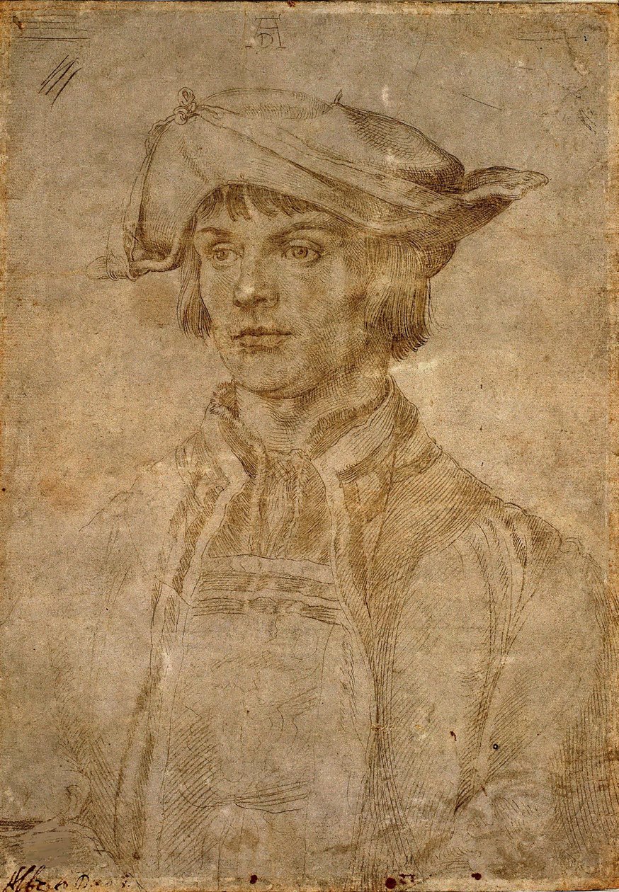 Lucas van Leydenin muotokuva, 1521. tekijältä Albrecht Dürer