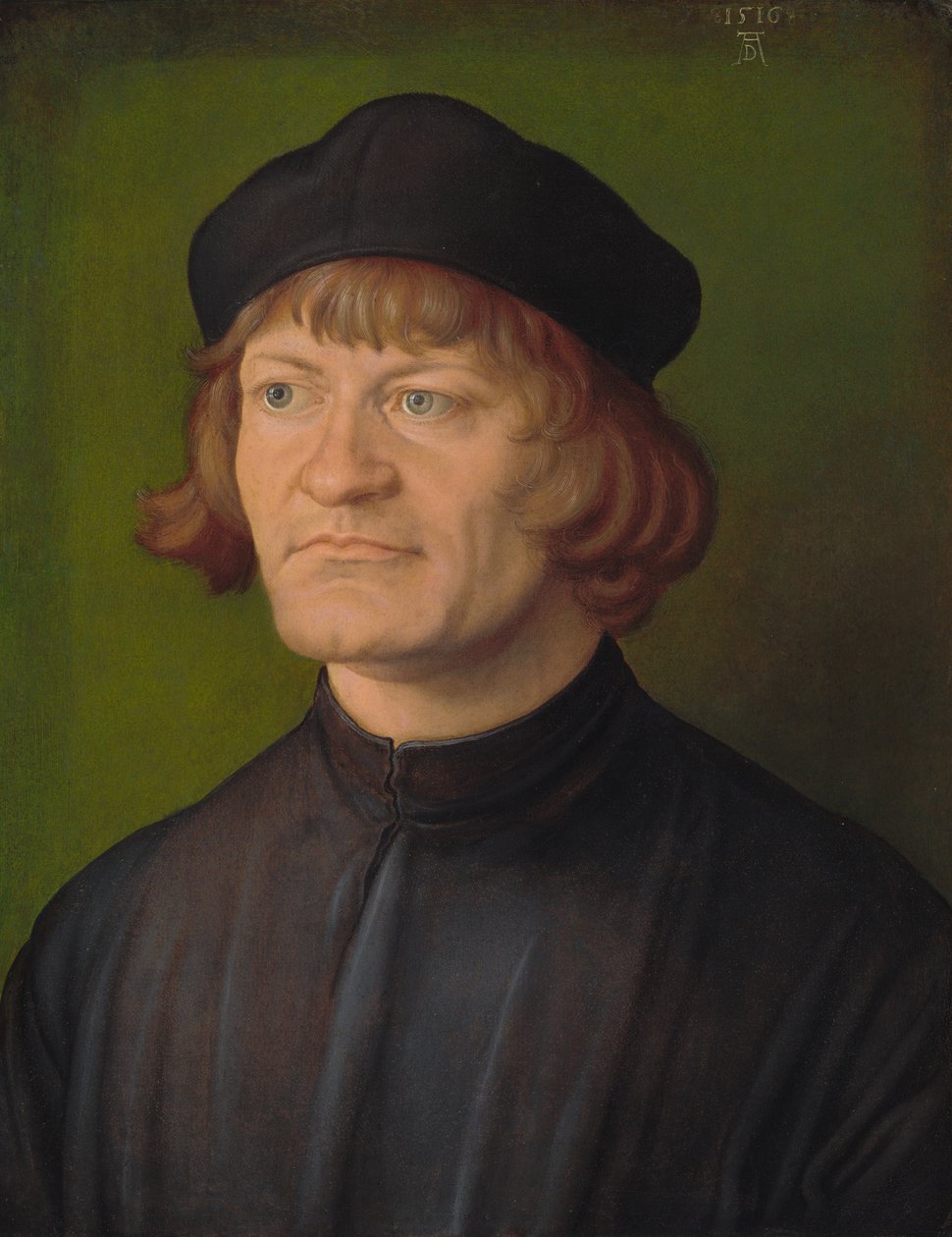Pappi Johann Dorschin muotokuva, 1516. tekijältä Albrecht Dürer