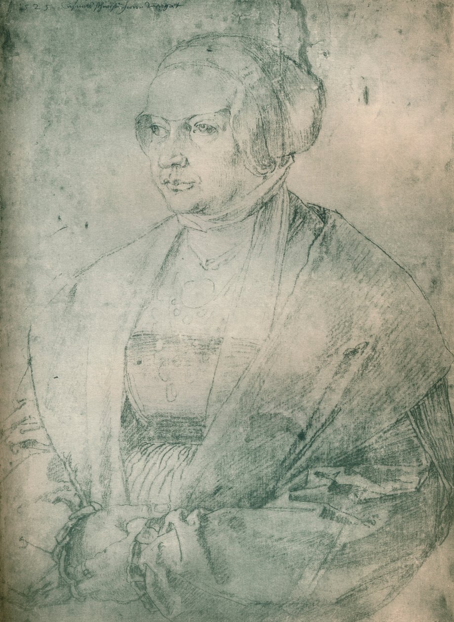 Naisen muotokuva, c1500-1520, 1903 tekijältä Albrecht Dürer