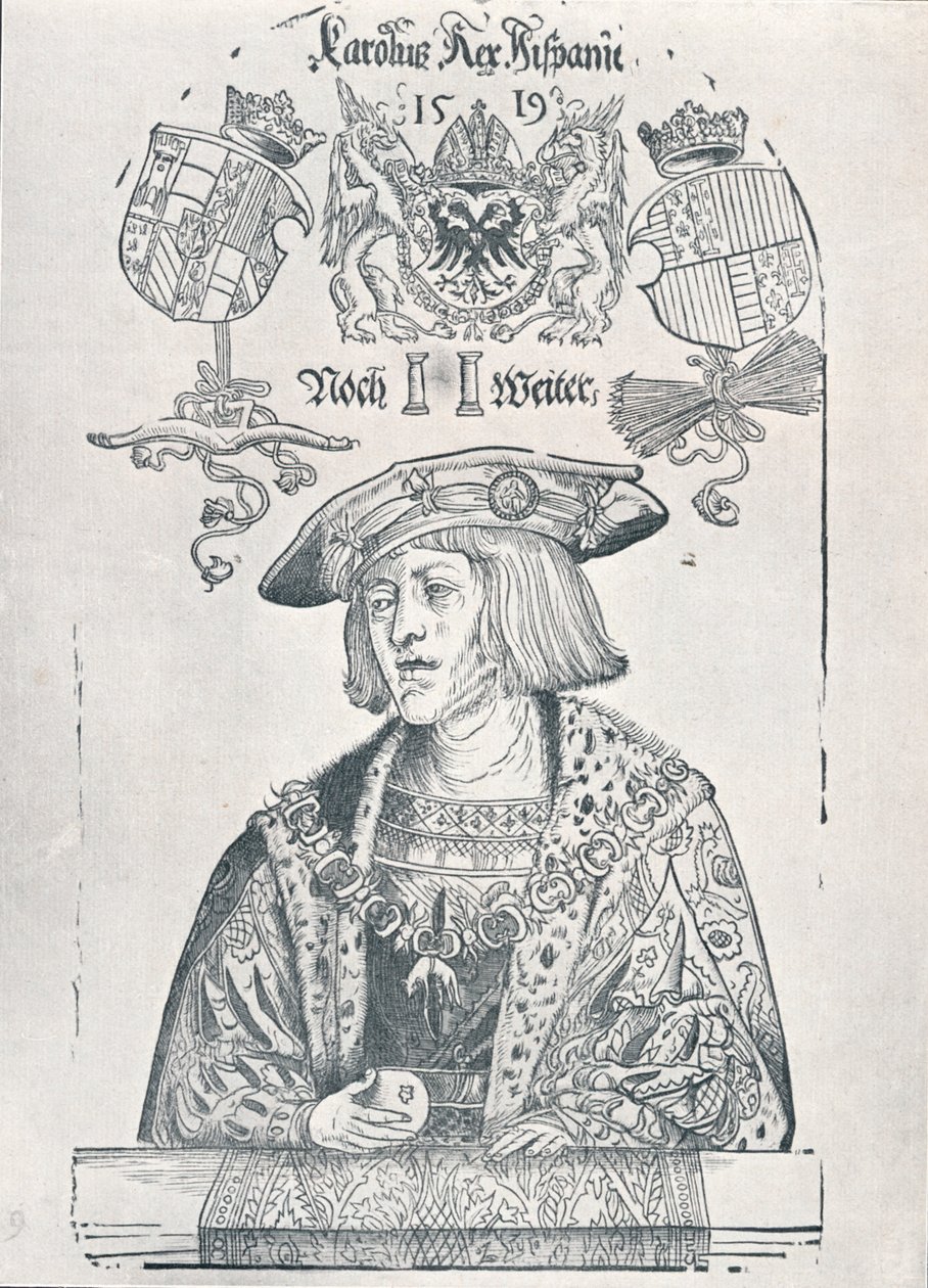 Keisari Kaarle V:n muotokuva, 1519 1906 tekijältä Albrecht Dürer