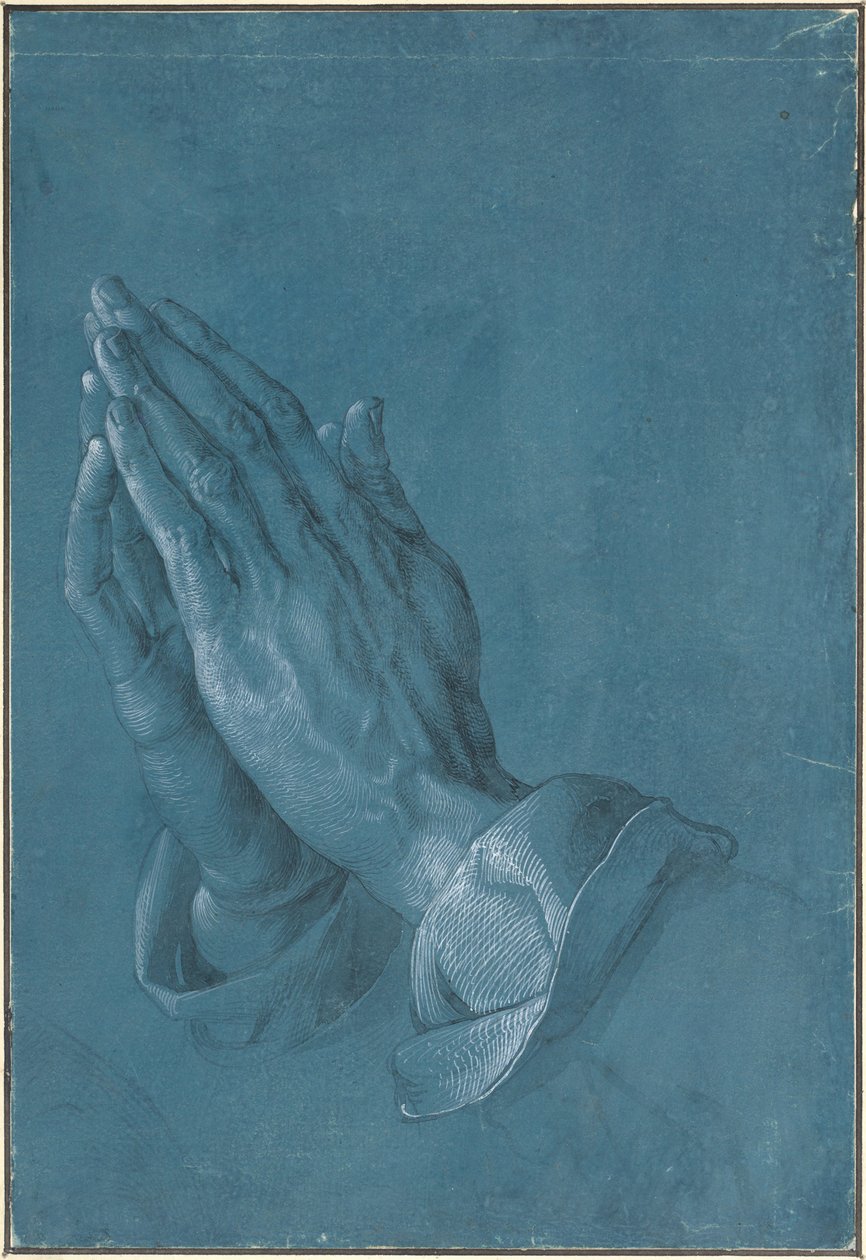 Rukoilevat kädet, 1508 tekijältä Albrecht Dürer