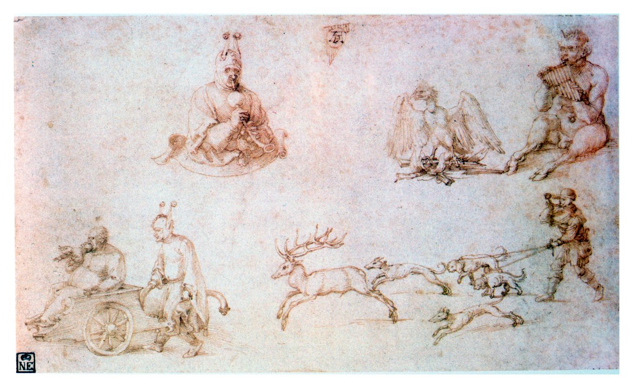 Punainen liitututkimus, c1500 tekijältä Albrecht Dürer