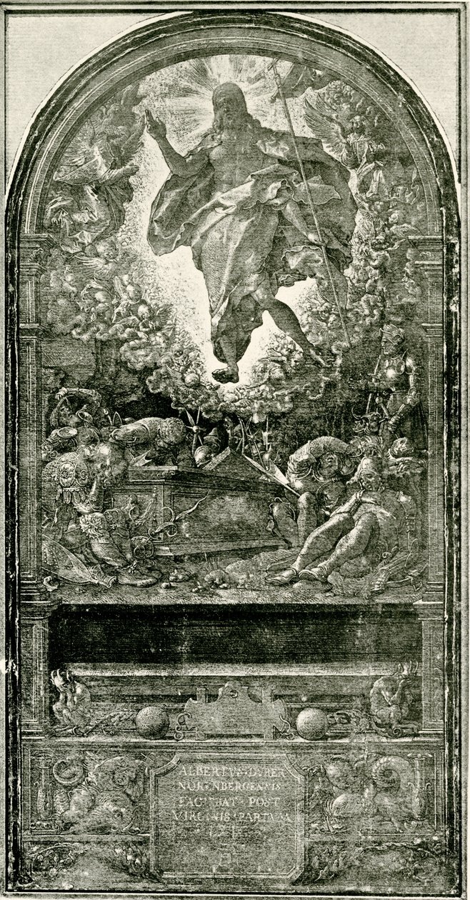 Ylösnousemus tekijältä Albrecht Dürer