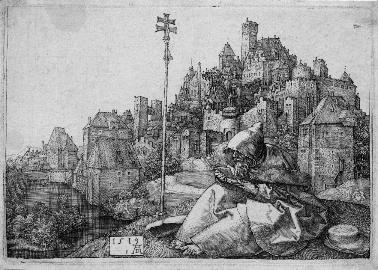 Pyhä Antonius tekijältä Albrecht Dürer