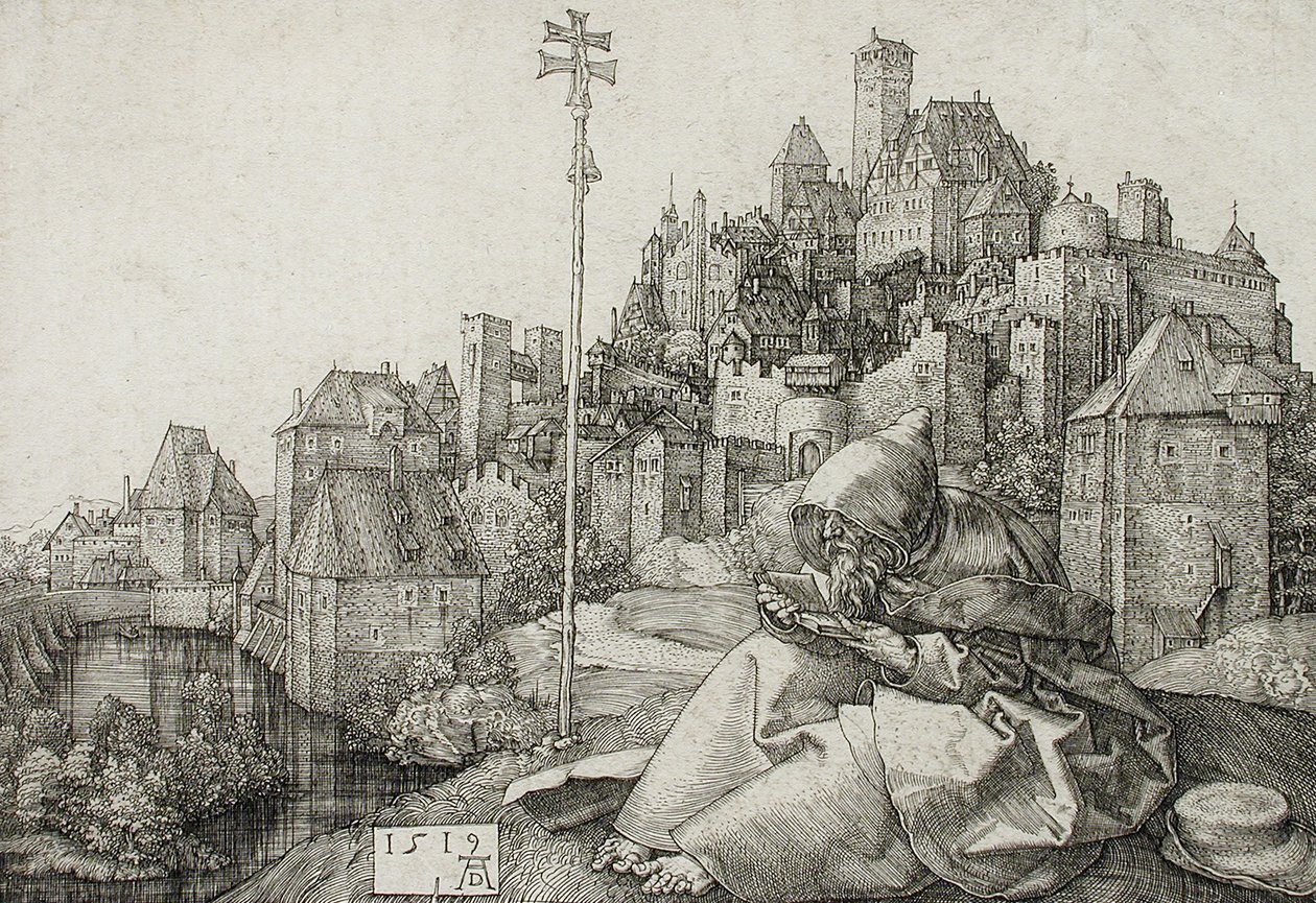 Pyhän Antoniuksen lukukappale tekijältä Albrecht Dürer