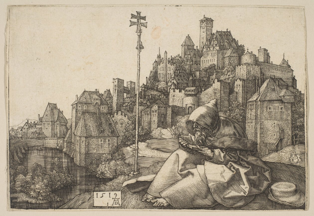 Lukeva pyhä Antonius tekijältä Albrecht Dürer