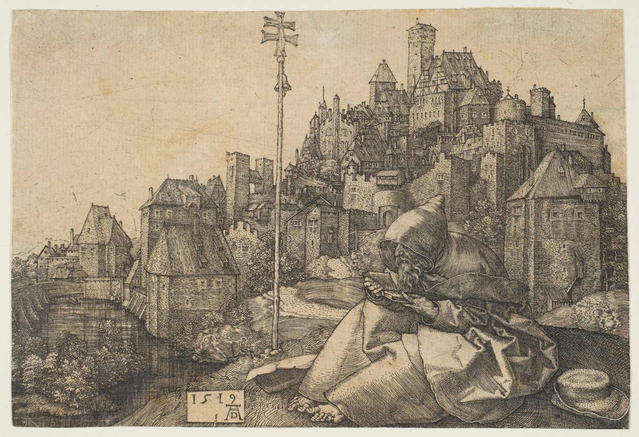 Lukeva pyhä Antonius tekijältä Albrecht Dürer