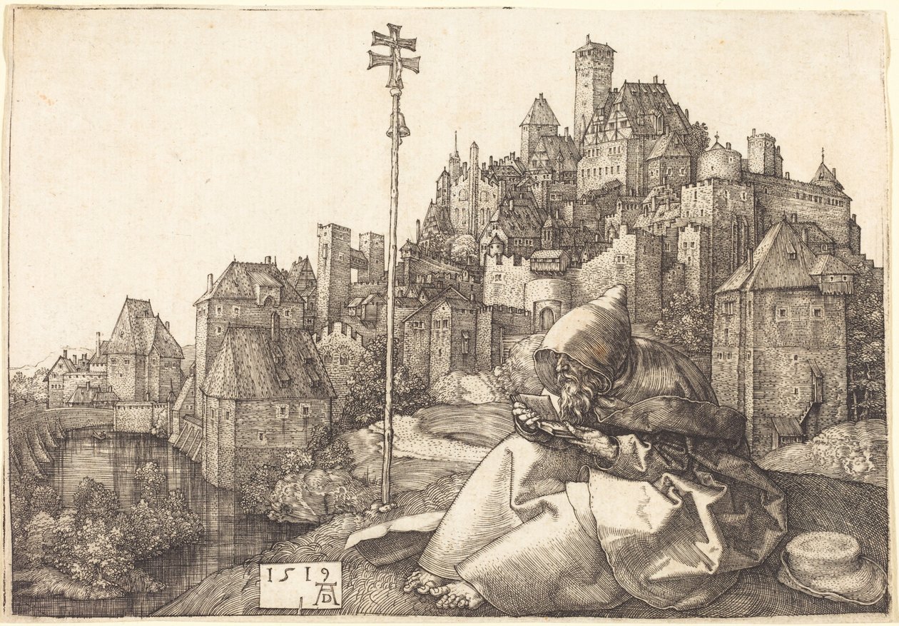 Lukeva pyhä Antonius tekijältä Albrecht Dürer