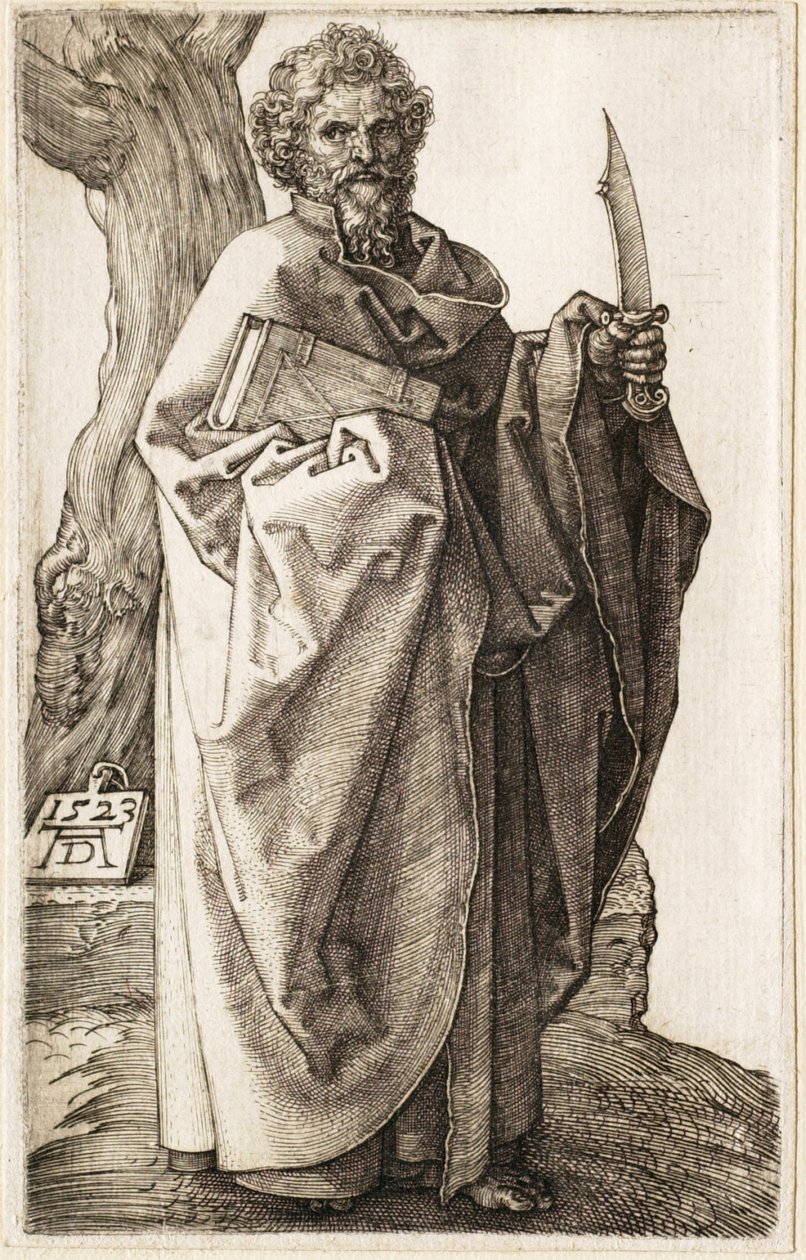 Pyhä Bartolomeus tekijältä Albrecht Dürer