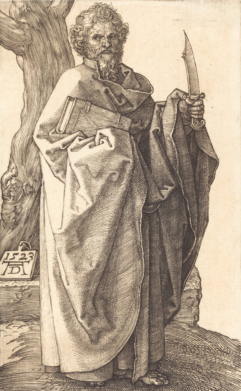 Pyhä Bartolomeus, 1523. tekijältä Albrecht Dürer