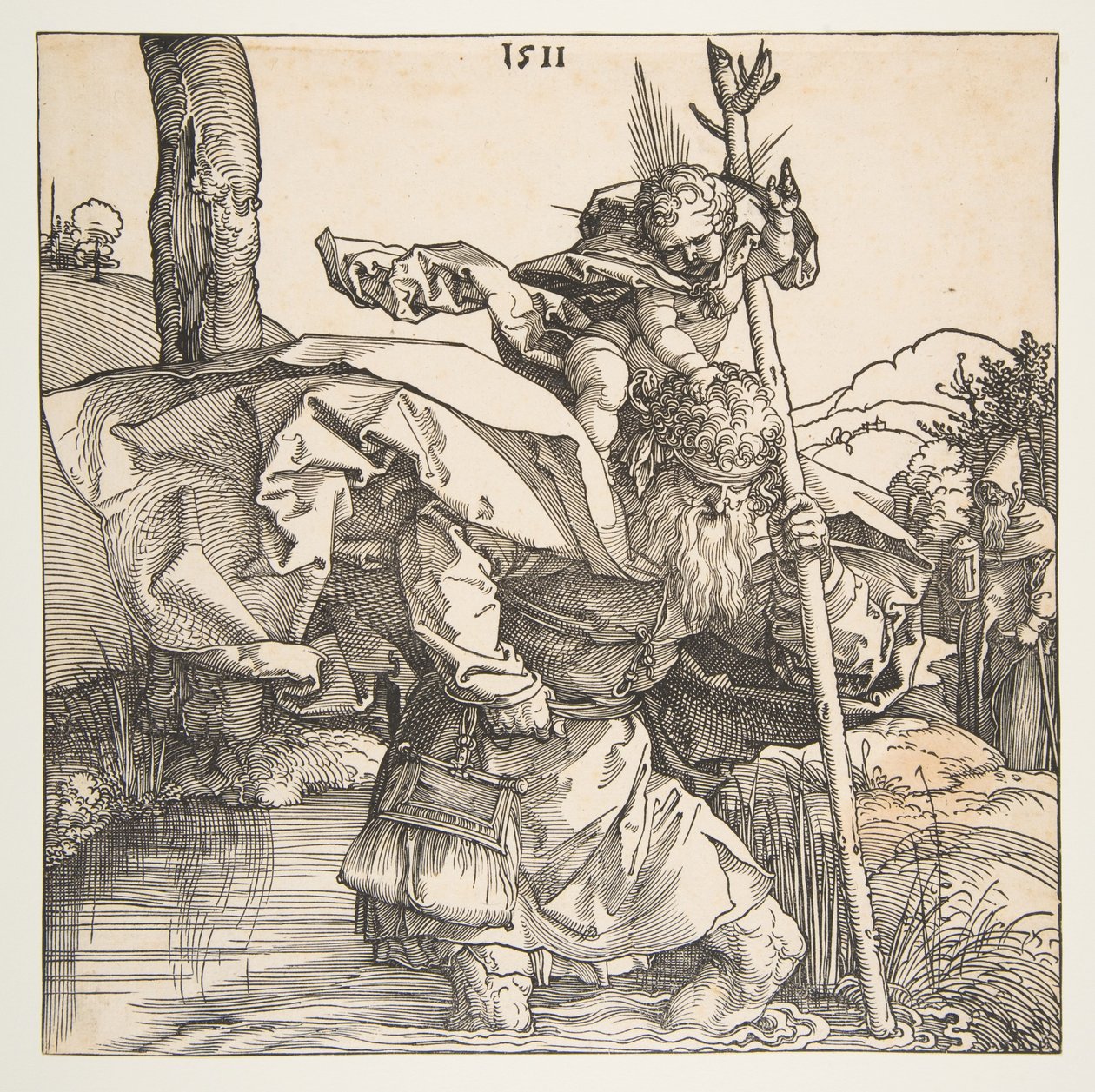 Pyhä Kristoforos tekijältä Albrecht Dürer
